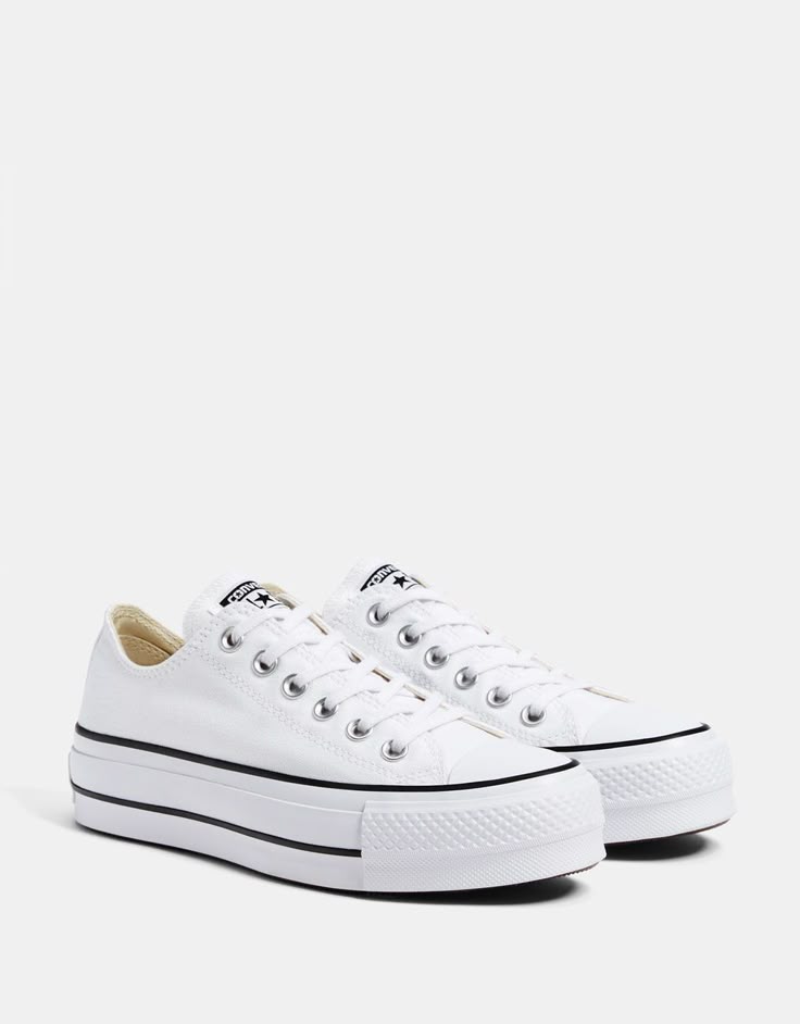 Converse Plataforma Blancas